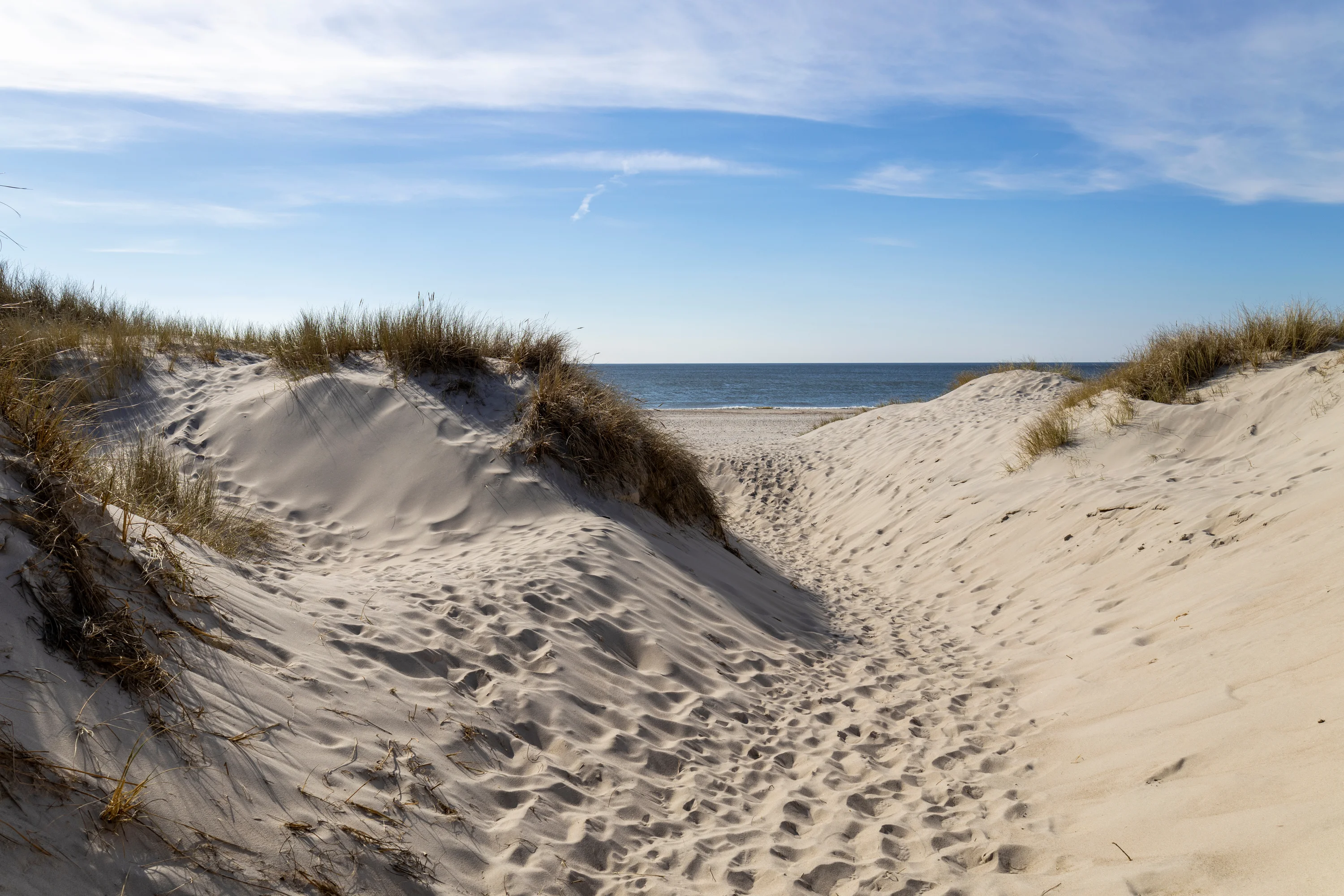 Het strand bij Houstrup