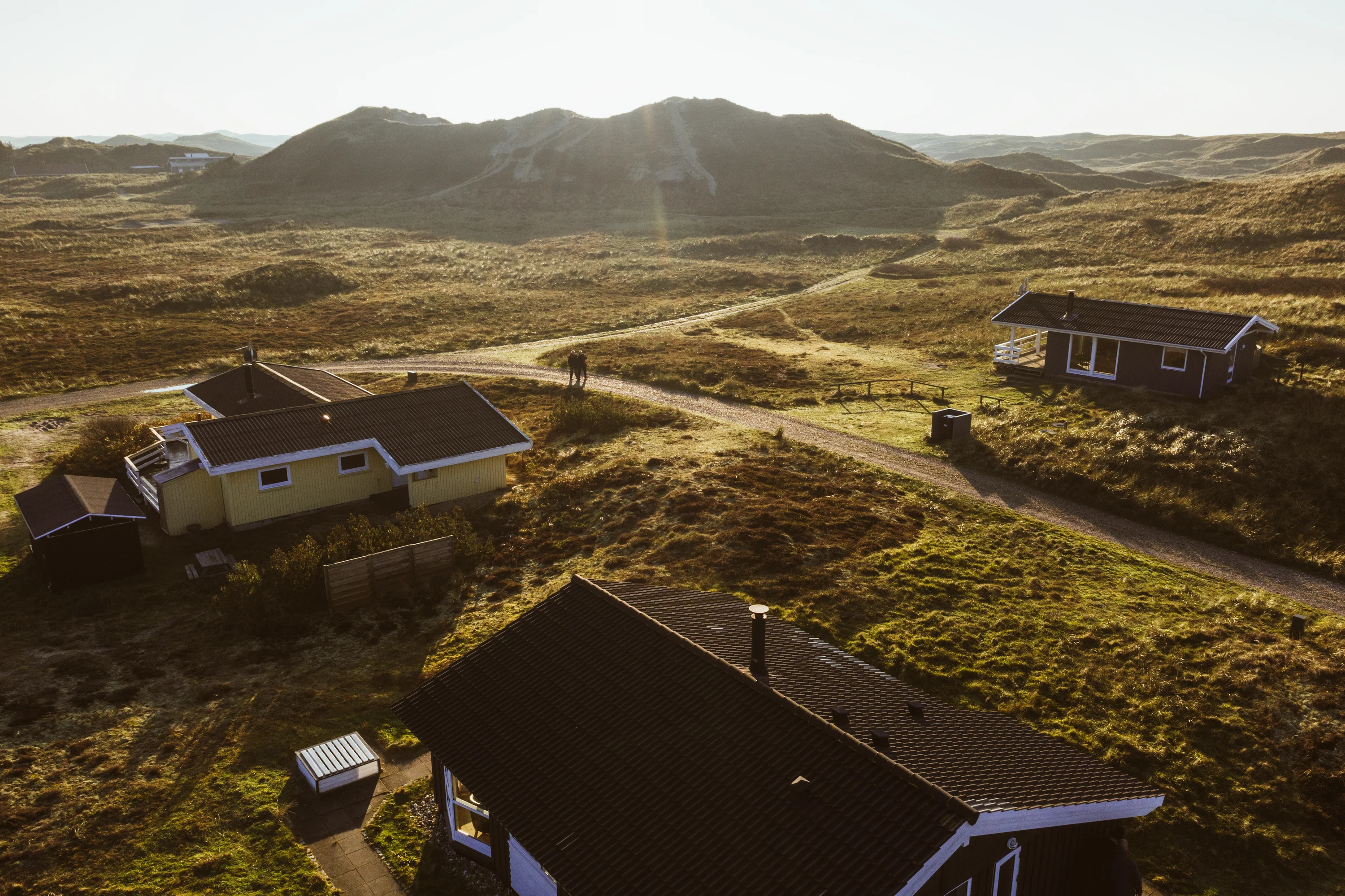 Vakantiehuisjes bij Hvide Sande