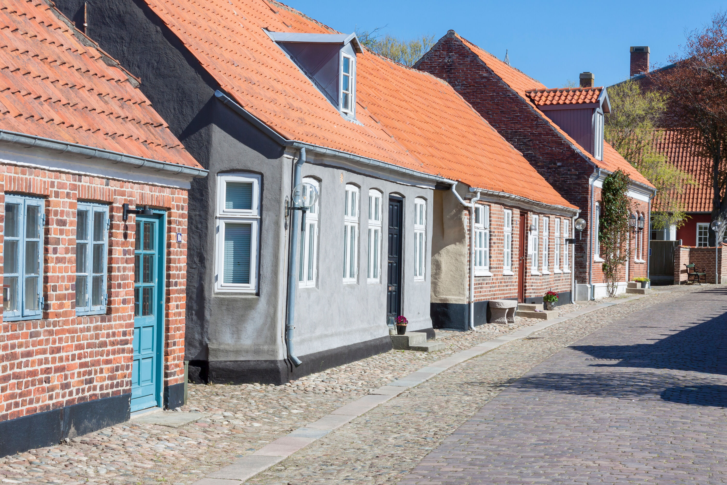 De prachtige straatjes van Ringkøbing