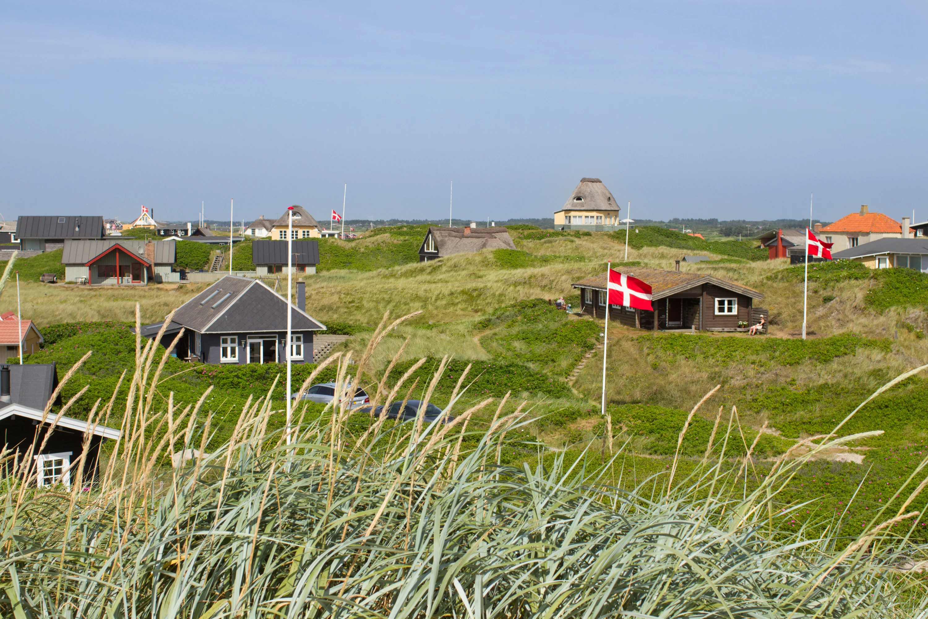Vakantiehuizen in de duinen bij Søndervig