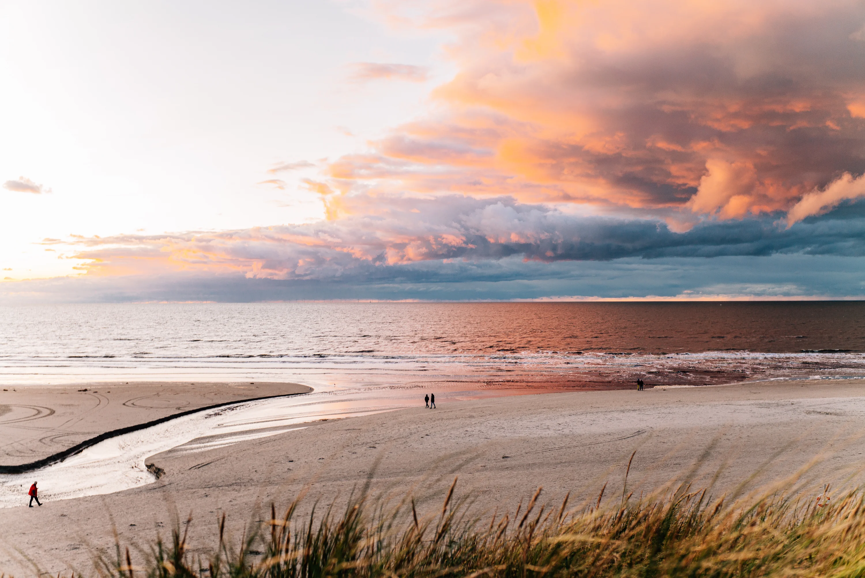 Prachtige luchten op Vejers Strand