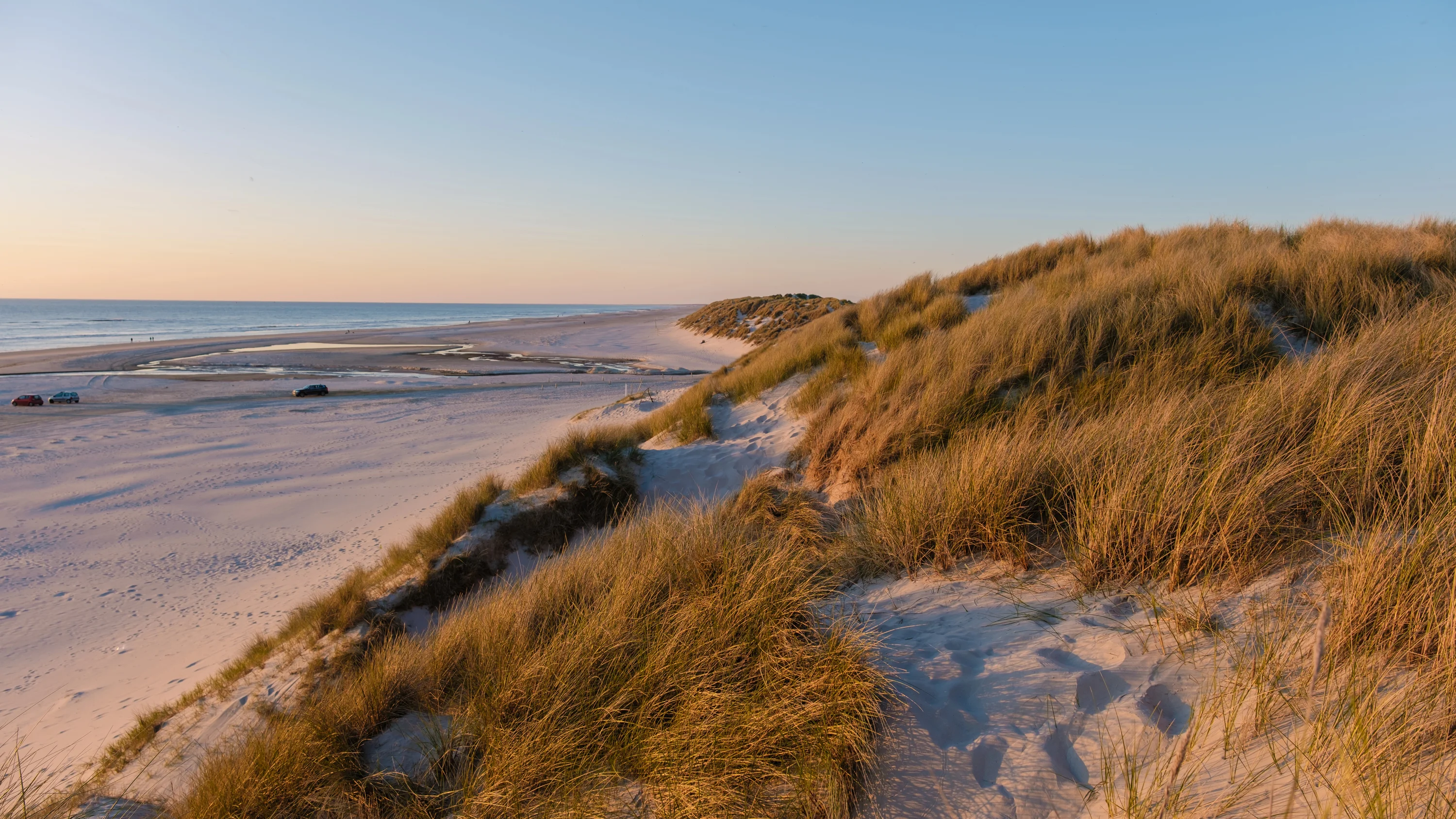 Uitkijk vanaf het duin bij Vejers Strand