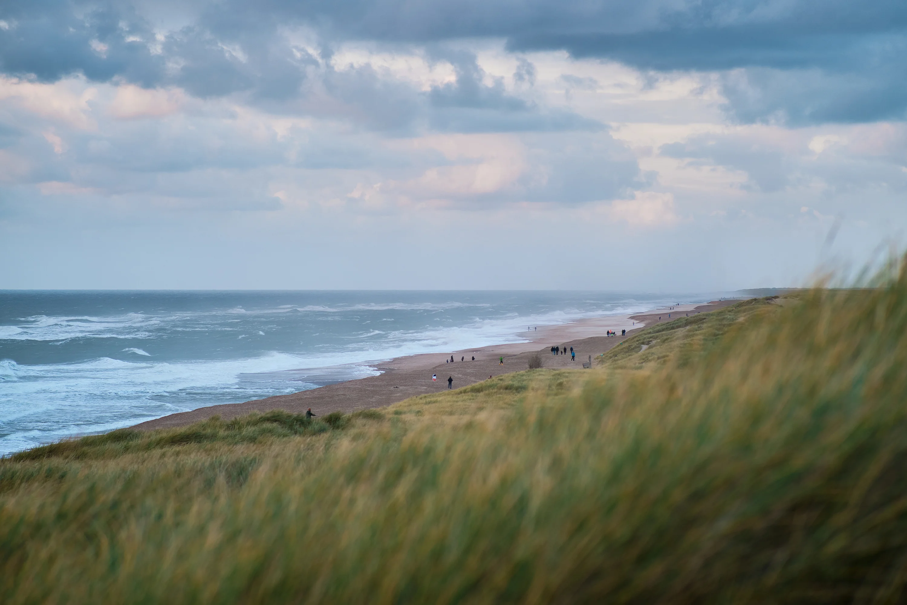 Het strand bij Vejlby Klit