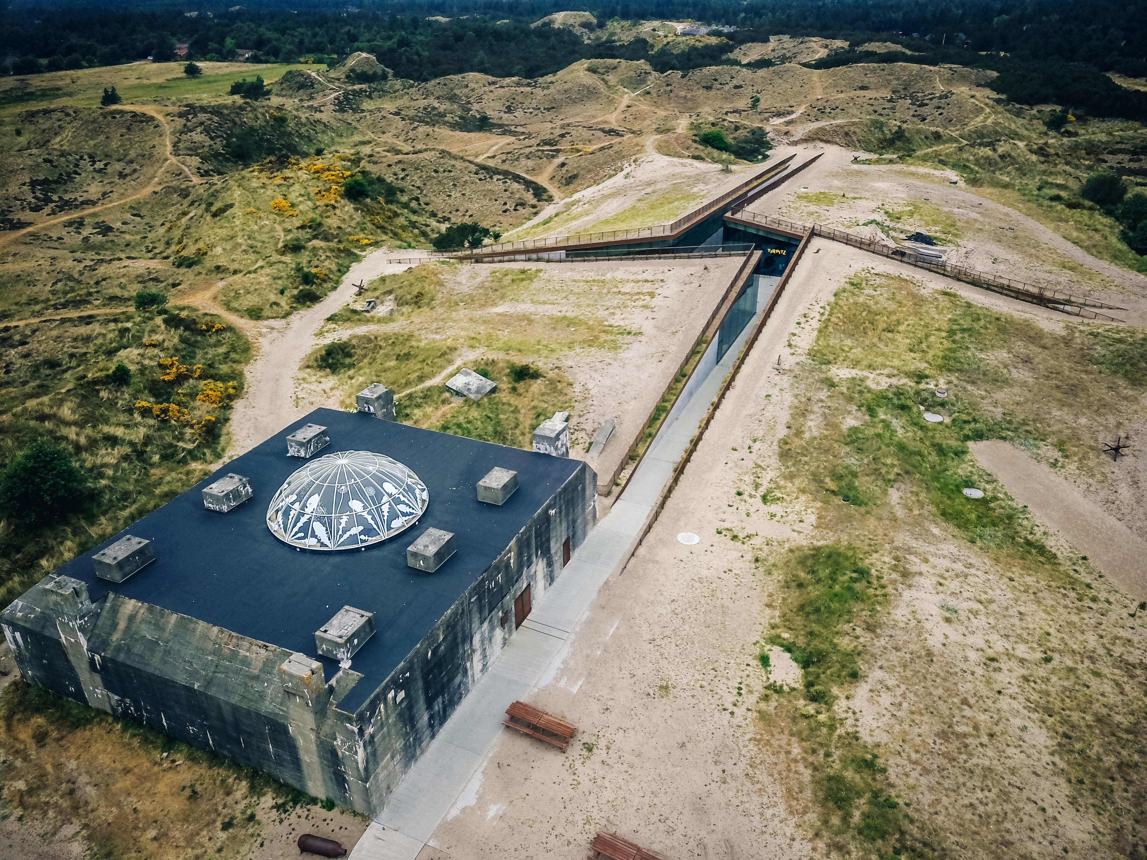 Tirpitz museum in Denemarken