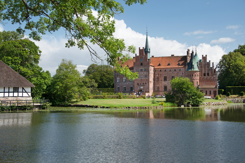 Egeskov Slot, Zuid-Denemarken. Foto: VisitDenmark