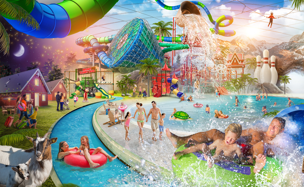 Vakantiepark Lalandia Billund. Afbeelding: Lalandia